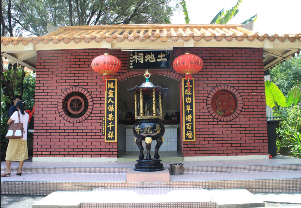 沙巴亚庇半日游景点之一——土地祠