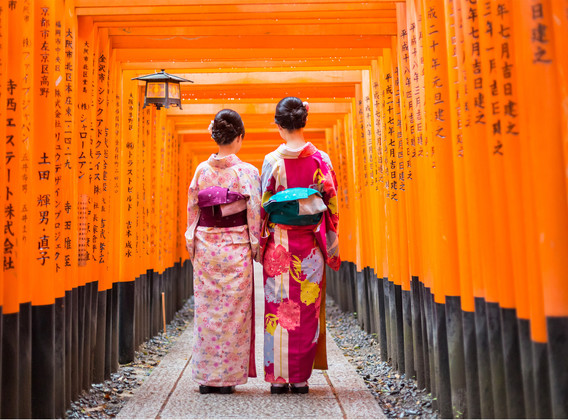 【醉美和服】日本京都一地5晚6天半自助【含京都和服体验】
